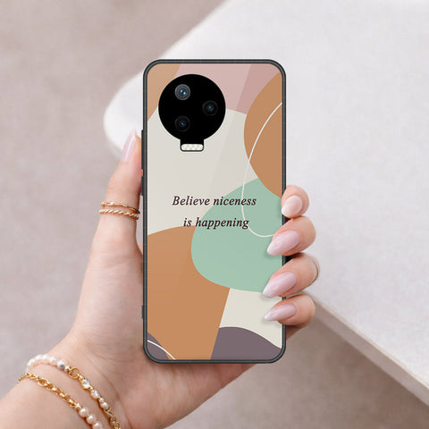 Infinix Note 11 Pro Cover - Happy Series - HQ Ultra Shine Premium Infinity Glass Soft Silicon Borders Case