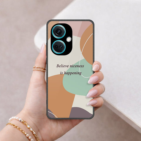 Oppo K11 Cover - Happy Series - HQ Ultra Shine Premium Infinity Glass Soft Silicon Borders Case