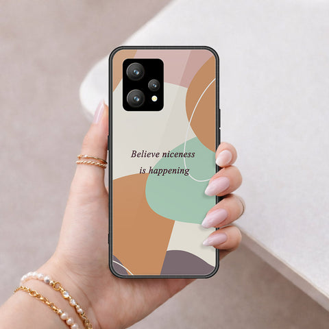 Oppo K10x Cover - Happy Series - HQ Ultra Shine Premium Infinity Glass Soft Silicon Borders Case