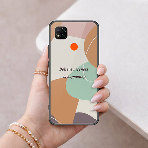 Xiaomi Poco C31 Cover - Happy Series - HQ Ultra Shine Premium Infinity Glass Soft Silicon Borders Case