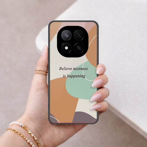Xiaomi Poco X7 Cover - Happy Series - HQ Ultra Shine Premium Infinity Glass Soft Silicon Borders Case