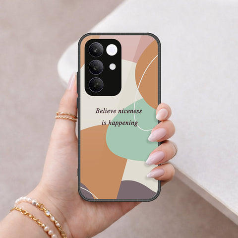 Realme C85 Pro Cover - Happy Series - HQ Ultra Shine Premium Infinity Glass Soft Silicon Borders Case
