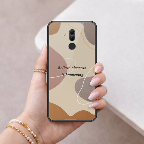 Huawei Mate 20 Lite Cover - Happy Series - HQ Ultra Shine Premium Infinity Glass Soft Silicon Borders Case
