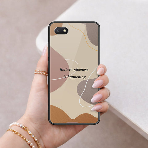 Huawei Y5 Prime 2018 Cover - Happy Series - HQ Ultra Shine Premium Infinity Glass Soft Silicon Borders Case
