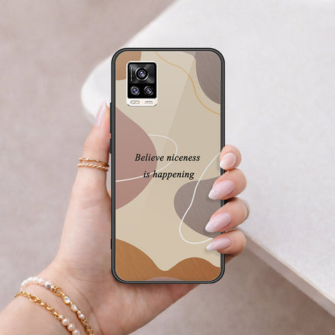 Vivo V20 Cover - Happy Series - HQ Ultra Shine Premium Infinity Glass Soft Silicon Borders Case