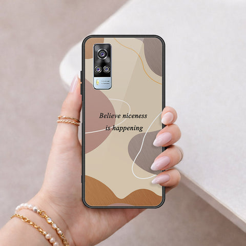 Vivo Y51a Cover - Happy Series - HQ Ultra Shine Premium Infinity Glass Soft Silicon Borders Case
