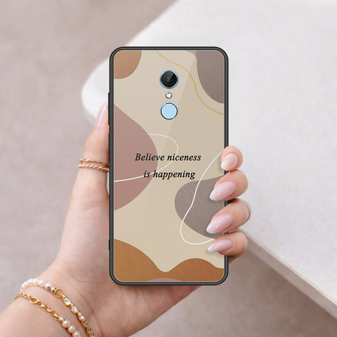 Xiaomi Redmi Note 5 / Redmi 5 Plus Cover - Happy Series - HQ Ultra Shine Premium Infinity Glass Soft Silicon Borders Case