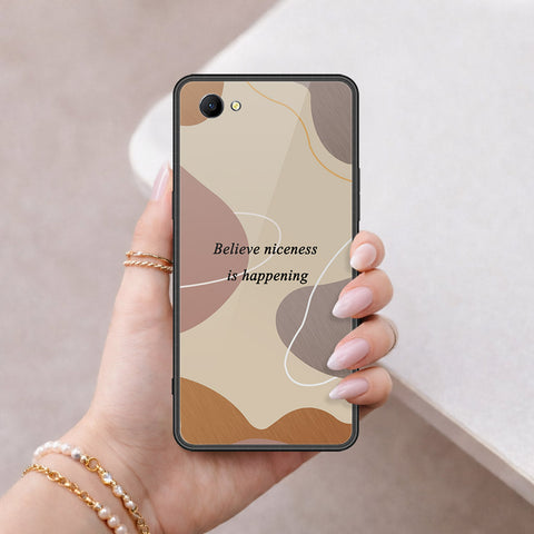 Oppo A3 Cover - Happy Series - HQ Ultra Shine Premium Infinity Glass Soft Silicon Borders Case