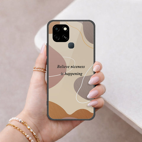 Infinix Smart 6 Cover - ONation Persian Rugs Series 2 - HQ Ultra Shine Premium Infinity Glass Soft Silicon Borders Cas