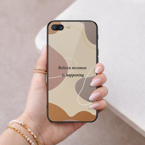 OnePlus 5 Cover - Happy Series - HQ Ultra Shine Premium Infinity Glass Soft Silicon Borders Case