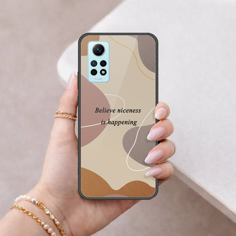 Xiaomi Redmi Note 12 Pro 4G Cover - Happy Series - HQ Ultra Shine Premium Infinity Glass Soft Silicon Borders Case