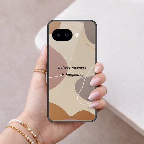 Google Pixel 9a Cover - Happy Series - HQ Ultra Shine Premium Infinity Glass Soft Silicon Borders Case