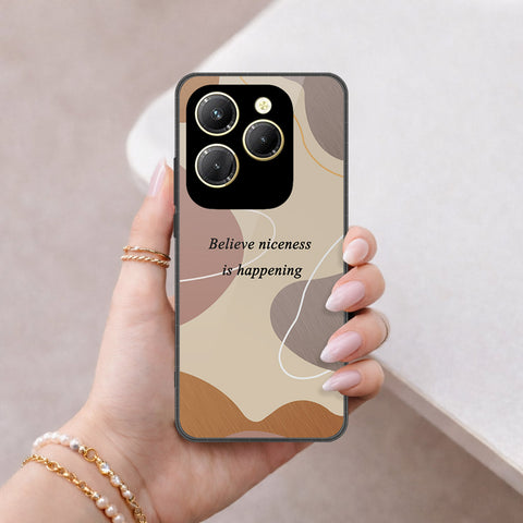 Tecno Spark 20 Pro Cover - Happy Series - HQ Ultra Shine Premium Infinity Glass Soft Silicon Borders Case