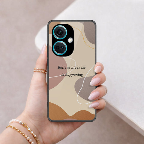Oppo K11 Cover - Happy Series - HQ Ultra Shine Premium Infinity Glass Soft Silicon Borders Case