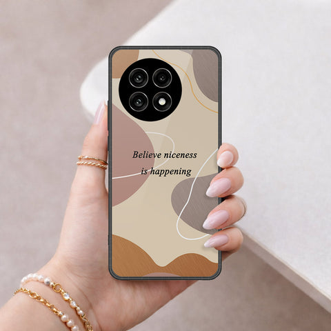 OnePlus 13R Cover - Happy Series - HQ Ultra Shine Premium Infinity Glass Soft Silicon Borders Case