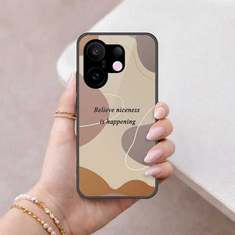 Vivo X200 FE Cover - Happy Series - HQ Ultra Shine Premium Infinity Glass Soft Silicon Borders Case