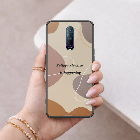 Oppo R17 Pro Cover - Happy Series - HQ Ultra Shine Premium Infinity Glass Soft Silicon Borders Case