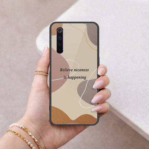 Realme X3 SuperZoom Cover - Happy Series - HQ Ultra Shine Premium Infinity Glass Soft Silicon Borders Case