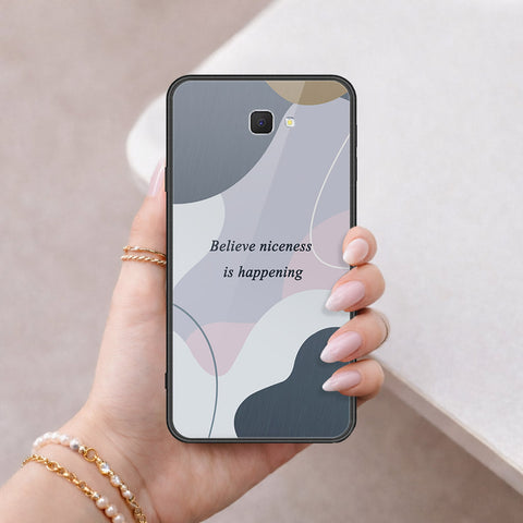 Samsung Galaxy J7 Prime Cover - Happy Series - HQ Ultra Shine Premium Infinity Glass Soft Silicon Borders Case
