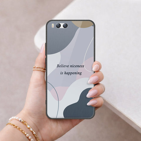Xiaomi Mi 6 Cover - Happy Series - HQ Ultra Shine Premium Infinity Glass Soft Silicon Borders Case