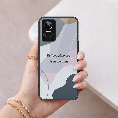 Realme GT Neo 3 Cover - Happy Series - HQ Ultra Shine Premium Infinity Glass Soft Silicon Borders Case