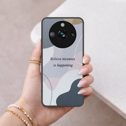 Realme 11 Pro Plus Cover - Happy Series - HQ Ultra Shine Premium Infinity Glass Soft Silicon Borders Case