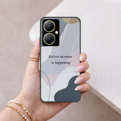 Vivo Y35 Plus Cover - Happy Series - HQ Ultra Shine Premium Infinity Glass Soft Silicon Borders Case