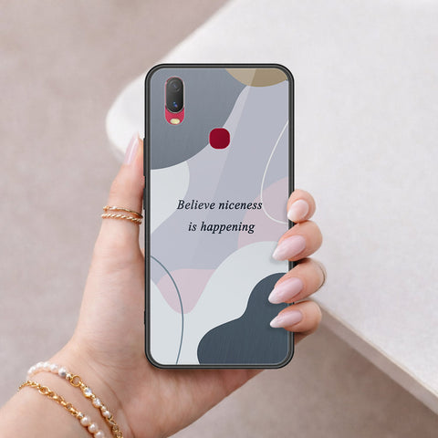 Vivo Y11 2019 Cover - Happy Series - HQ Ultra Shine Premium Infinity Glass Soft Silicon Borders Case