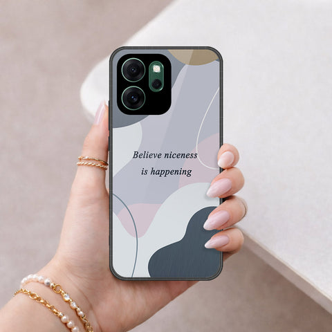 Oppo Reno 14F Cover - Happy Series - HQ Ultra Shine Premium Infinity Glass Soft Silicon Borders Case