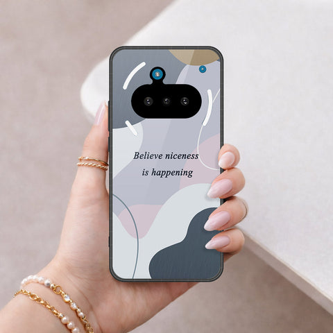 Nothing Phone 3a Cover - Happy Series - HQ Ultra Shine Premium Infinity Glass Soft Silicon Borders Case