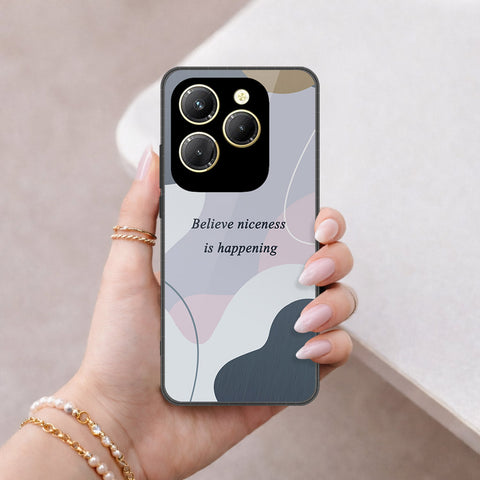 Tecno Spark 20 Pro Cover - Happy Series - HQ Ultra Shine Premium Infinity Glass Soft Silicon Borders Case