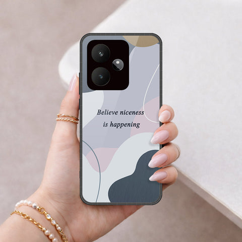Realme GT 7 Cover - Happy Series - HQ Ultra Shine Premium Infinity Glass Soft Silicon Borders Case