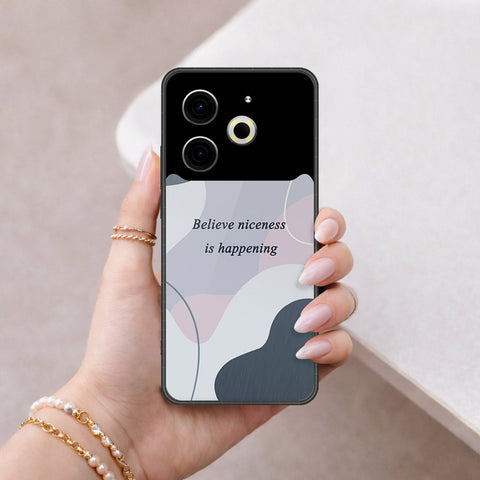 Tecno Pova 6 Pro Cover - Happy Series - HQ Ultra Shine Premium Infinity Glass Soft Silicon Borders Case