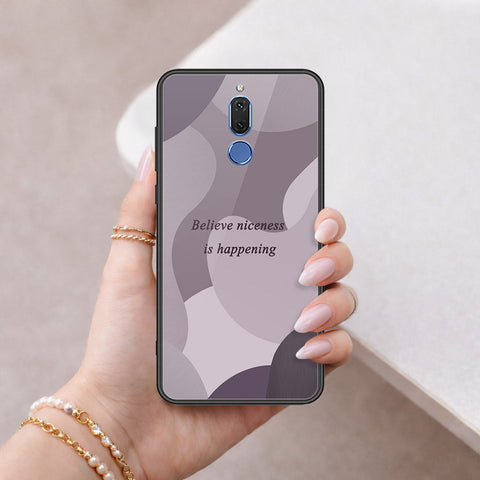 Huawei Mate 10 Lite Cover - Happy Series - HQ Ultra Shine Premium Infinity Glass Soft Silicon Borders Case