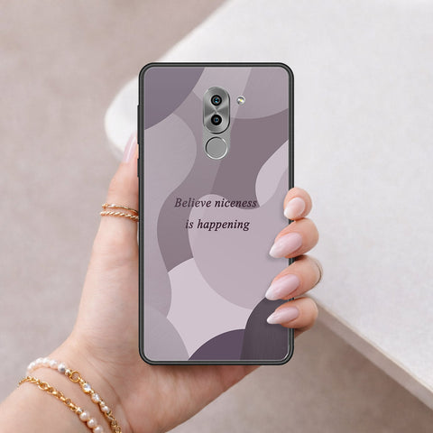 Huawei Honor 6X Cover - Happy Series - HQ Ultra Shine Premium Infinity Glass Soft Silicon Borders Case