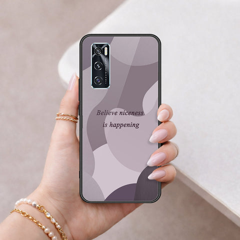 Vivo V20 SE Cover - Happy Series - HQ Ultra Shine Premium Infinity Glass Soft Silicon Borders Case