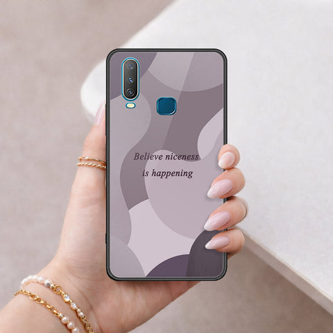 Vivo Y15 Cover - Happy Series - HQ Ultra Shine Premium Infinity Glass Soft Silicon Borders Case