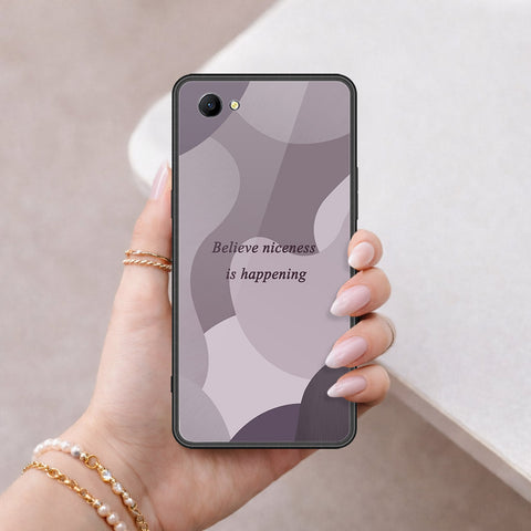 Oppo A3 Cover - Happy Series - HQ Ultra Shine Premium Infinity Glass Soft Silicon Borders Case