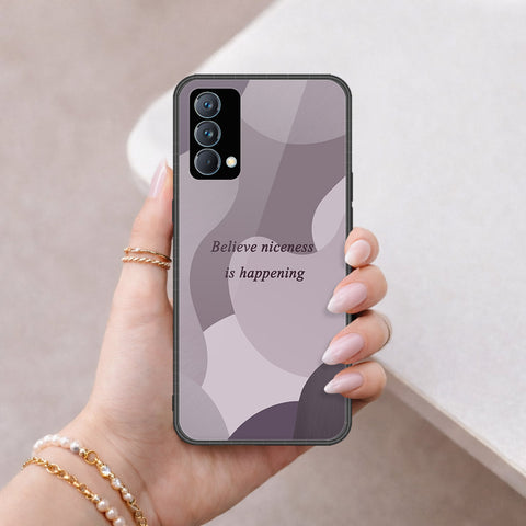 Realme GT Master Cover - Happy Series - HQ Ultra Shine Premium Infinity Glass Soft Silicon Borders Case