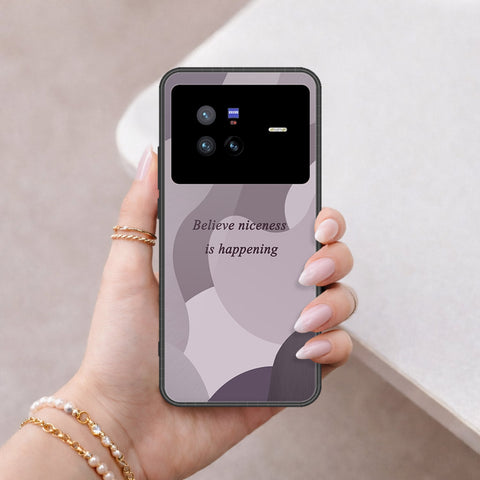 Vivo X80 Cover - Happy Series - HQ Ultra Shine Premium Infinity Glass Soft Silicon Borders Case