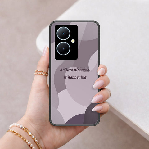 Vivo V29 Lite Cover - Happy Series - HQ Ultra Shine Premium Infinity Glass Soft Silicon Borders Case