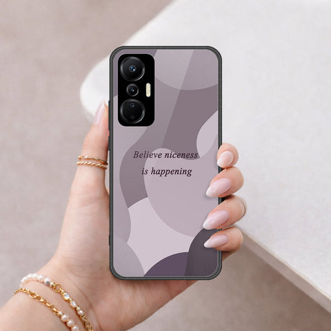 Infinix Hot 20S Cover - Happy Series - HQ Ultra Shine Premium Infinity Glass Soft Silicon Borders Case