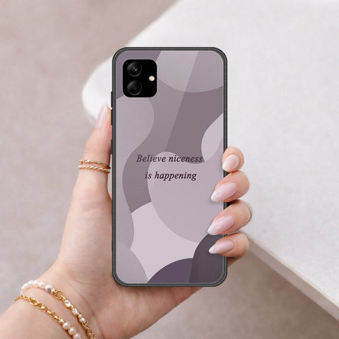 Samsung Galaxy A56 Cover - Happy Series - HQ Ultra Shine Premium Infinity Glass Soft Silicon Borders Case