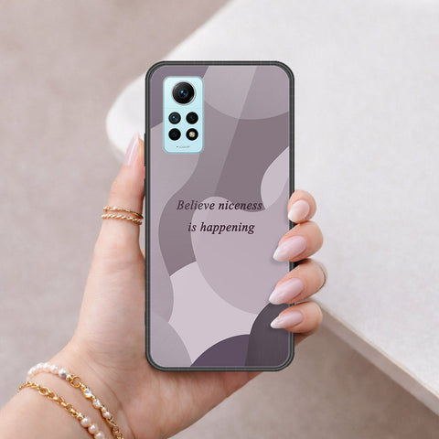 Xiaomi Redmi Note 12 Pro 4G Cover - Happy Series - HQ Ultra Shine Premium Infinity Glass Soft Silicon Borders Case