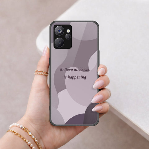 Realme 10 5G Cover - Happy Series - HQ Ultra Shine Premium Infinity Glass Soft Silicon Borders Case