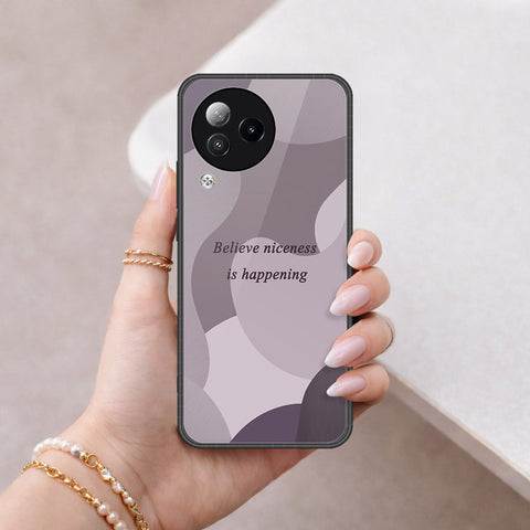 Xiaomi Civi 3 Cover - Happy Series - HQ Ultra Shine Premium Infinity Glass Soft Silicon Borders Case