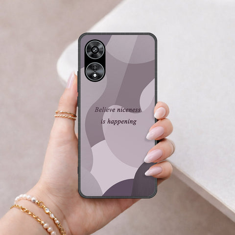 Oppo A97 5G Cover - Happy Series - HQ Ultra Shine Premium Infinity Glass Soft Silicon Borders Case