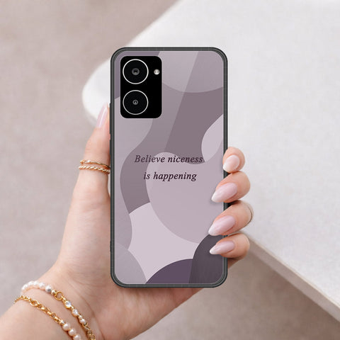 Realme 10 Cover - Happy Series - HQ Ultra Shine Premium Infinity Glass Soft Silicon Borders Case