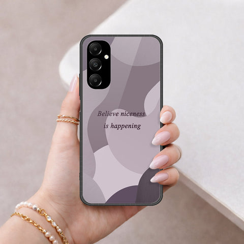 Samsung Galaxy A05s Cover - Happy Series - HQ Ultra Shine Premium Infinity Glass Soft Silicon Borders Case
