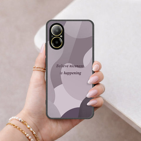 Realme C67 4G Cover - Happy Series - HQ Ultra Shine Premium Infinity Glass Soft Silicon Borders Case